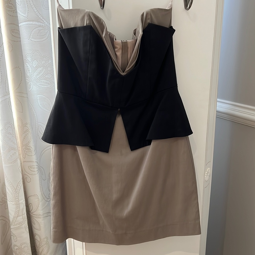 Strapless bodycon dress
